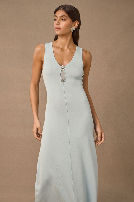 MAMBO KNIT DRESS - GLACIAL DRESS