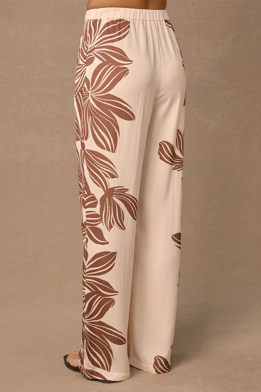 PALMERA PANT - CREAM BASE PALMERA FLORAL