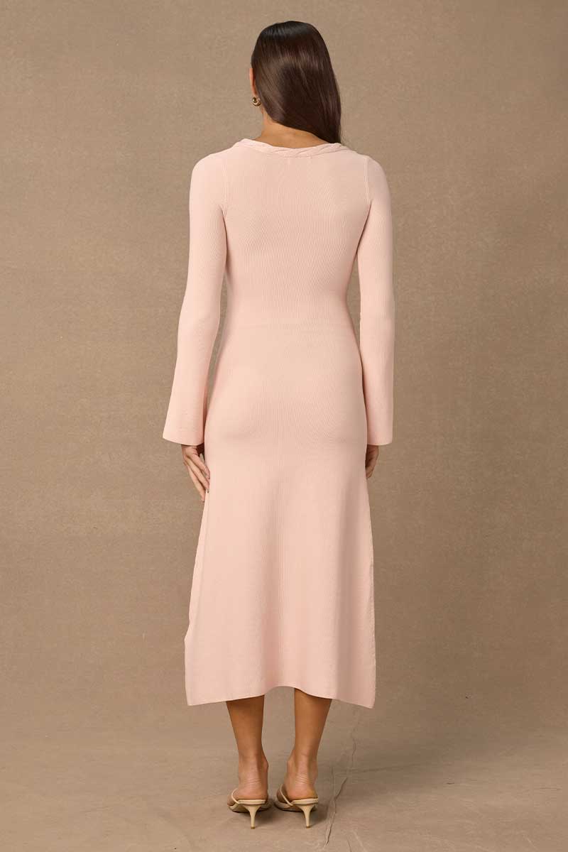 PALOMAS MIDI DRESS - LIGHT PINK