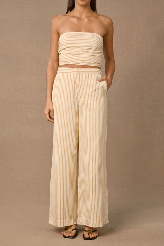 RADIANCE PANT - WHEAT STRIPE