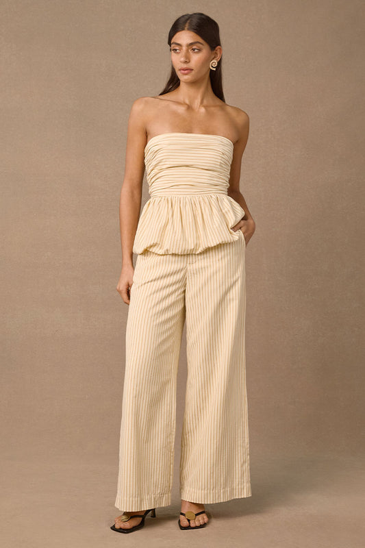 RADIANCE PANT - WHEAT STRIPE