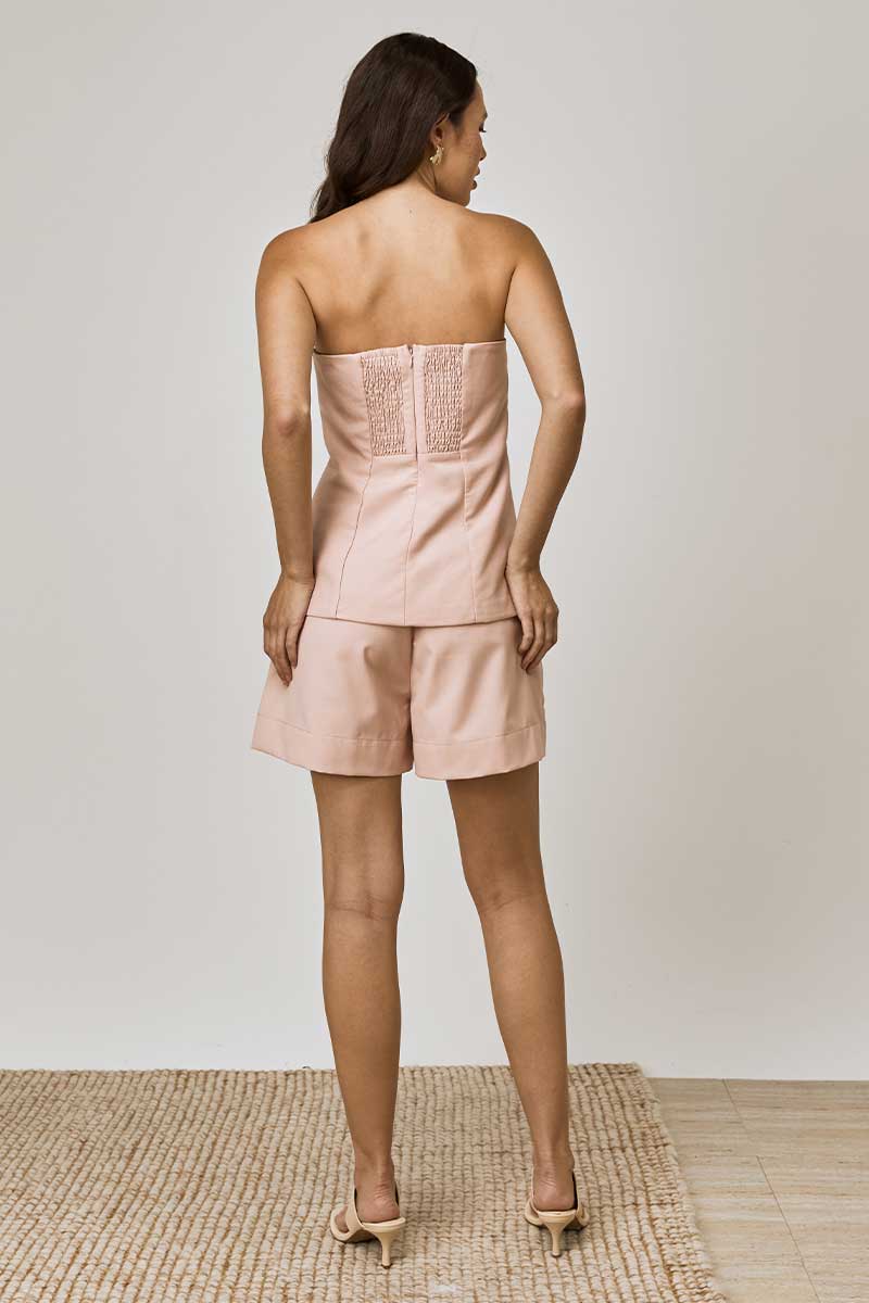 MARA SHORT - BLUSH PINK